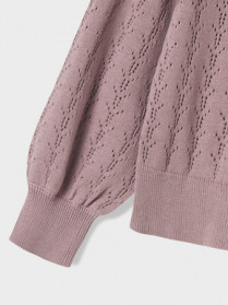 NAME IT Strik Cardigan Hannah Purple Dove